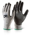 Beeswift PU Coated Cut Level 5 Gloves in black, size small