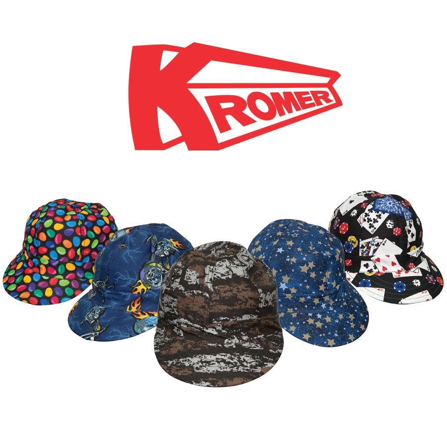 Kromer cotton welding cap size 7 3/4 62cm in assorted design