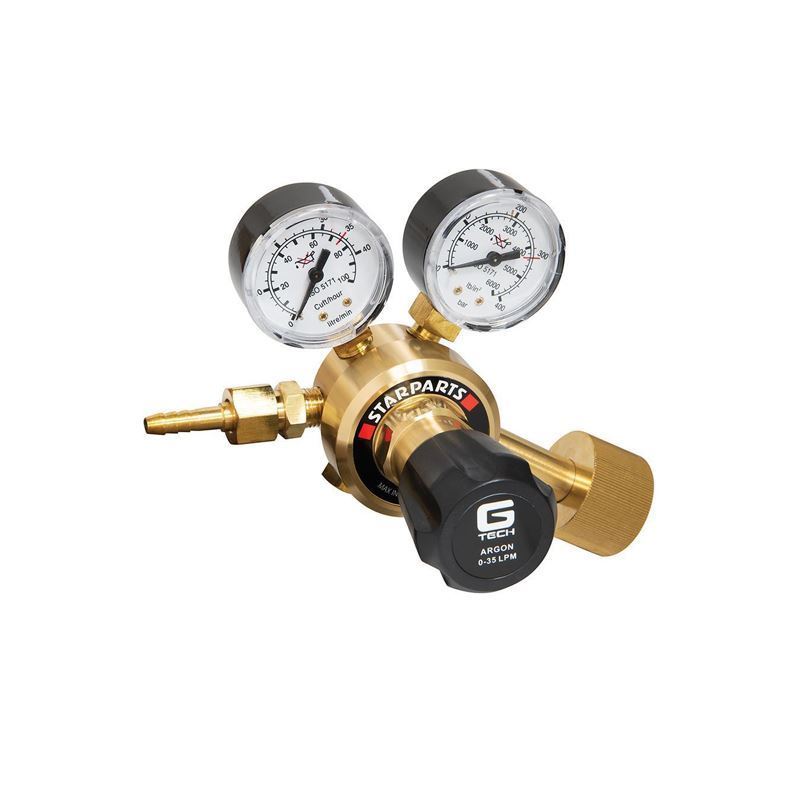 GTEC Argon Regulator Single Stage 2 Gauge with NEVOC