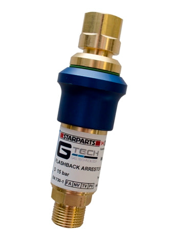GTEC Oxygen Flashback Arrestor Resettable
