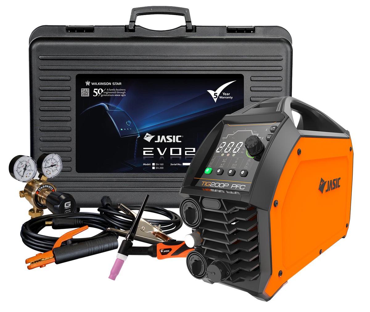 Jasic EVO TIG 200 Pulse DC Inverter Welder | 110/240V