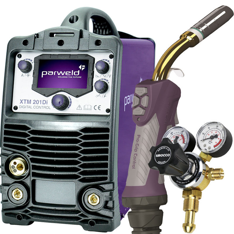 Parweld XTM 201i 230V MIG inverter welder