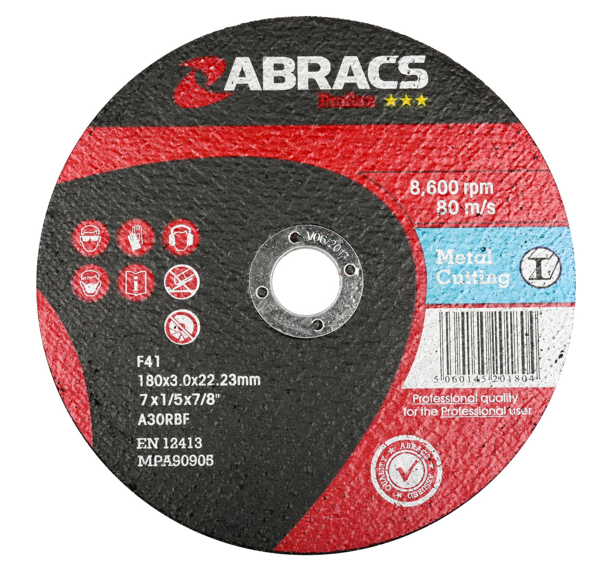 Abracs PROFLEX 178mm x 3mm flat metal cutting disc
