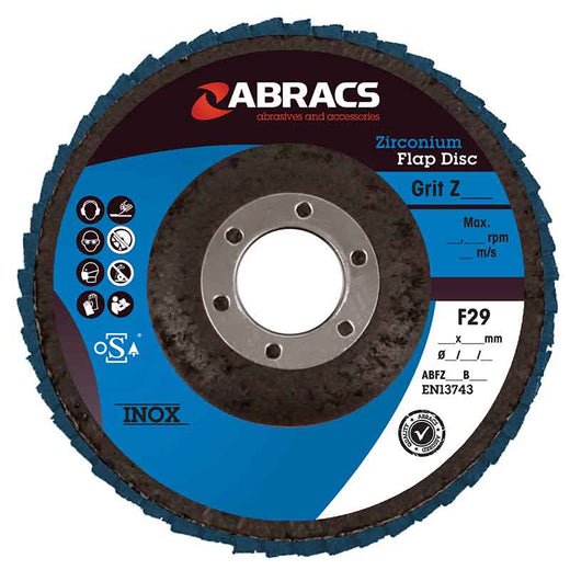 Abracs Pro Zirconium Flap Disc 100 x 16mm