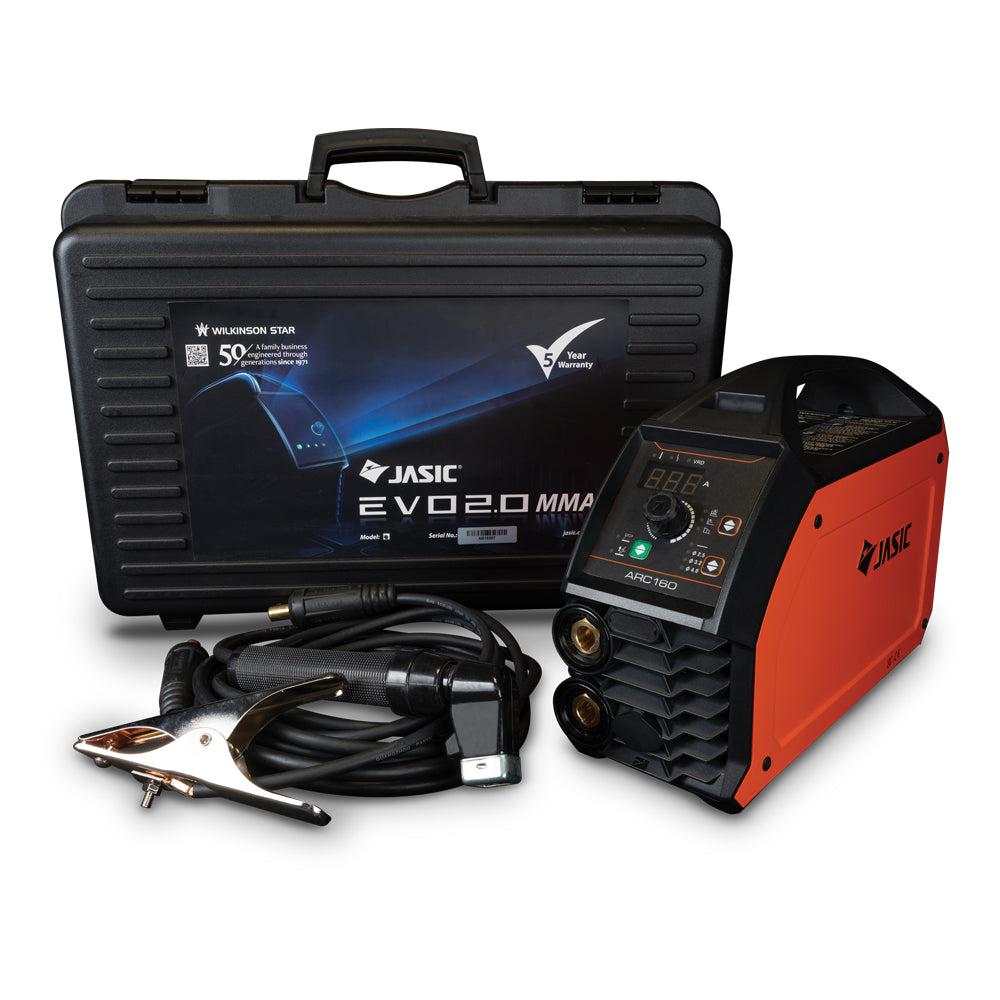 Jasic EVO Power ARC 160 With Case & Leads | 240V