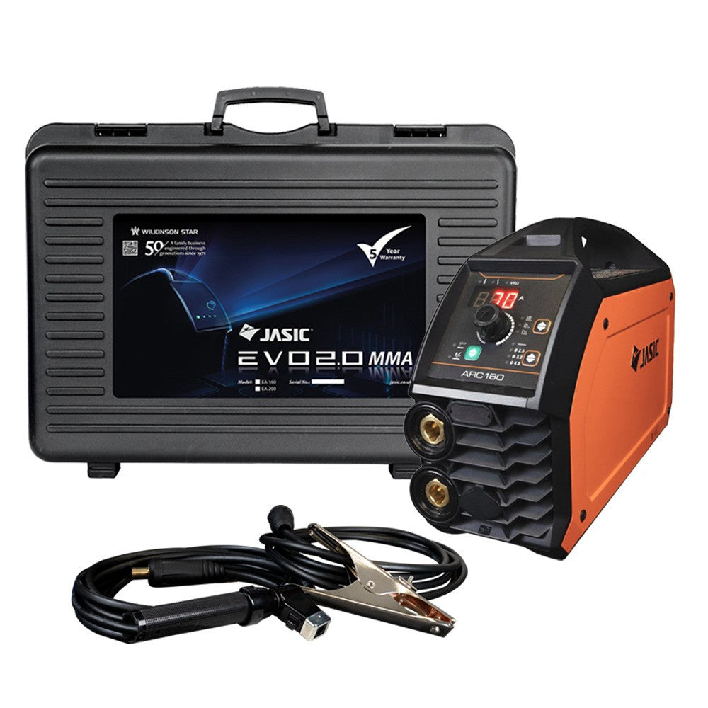 Jasic EVO Power ARC 180 c/w Case & Leads | 240V