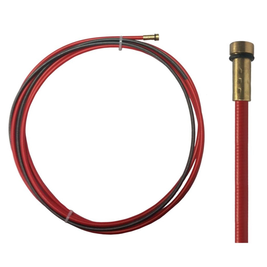 Genuine Binzel Red PVC Steel Liner 1.0-1.2mm 3Mtr