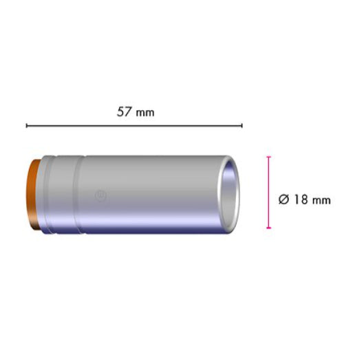 Genuine Binzel MB25 Cylindrical Gas Nozzle