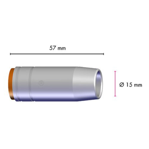 Genuine Binzel MB25 Conical Gas Nozzle