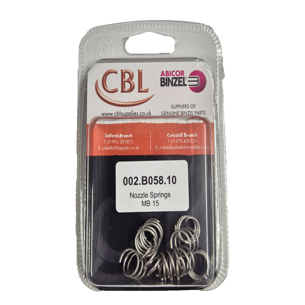 CBL BINZEL MB15 NOZZLE SPRING PK10
