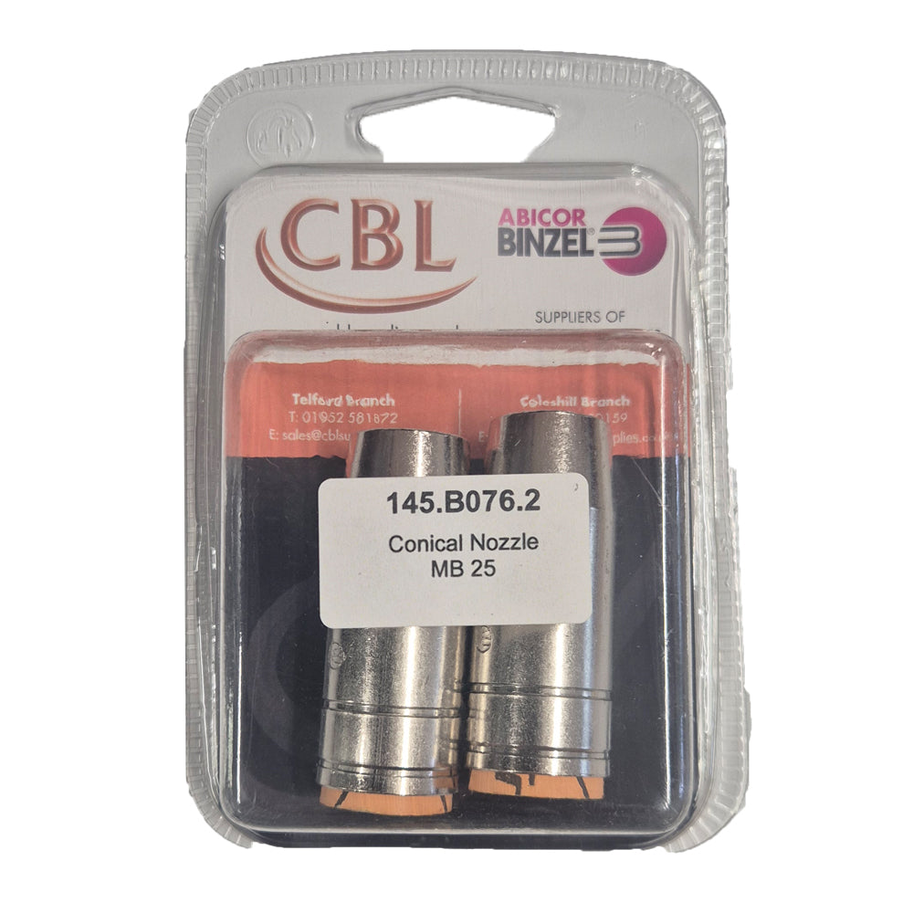 CBL BINZEL MB25 CONICAL NOZZLE PK2