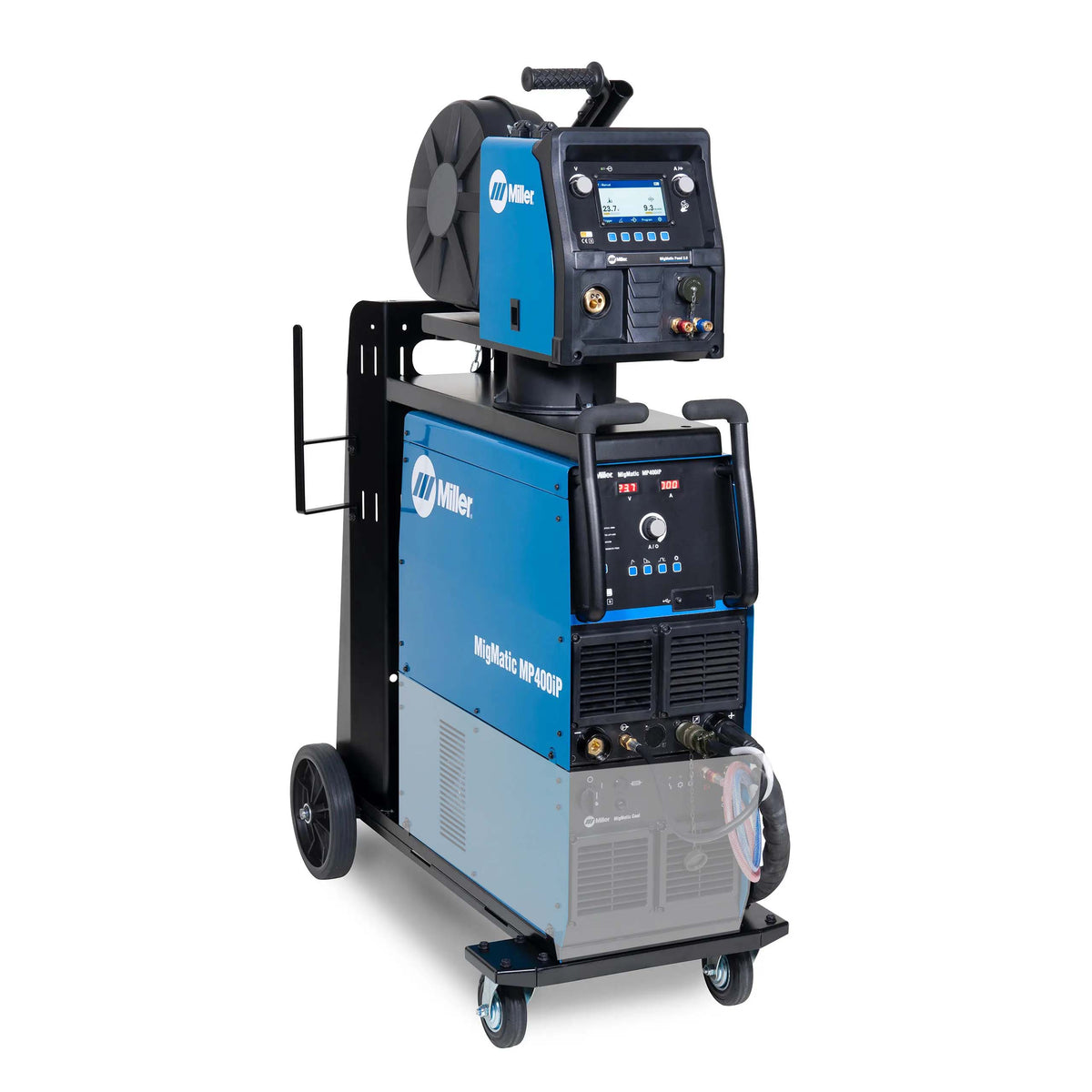 Miller MigMatic MP S400iP air-cooled MIG/MAG welding system with Feed 2.0 wire feeder