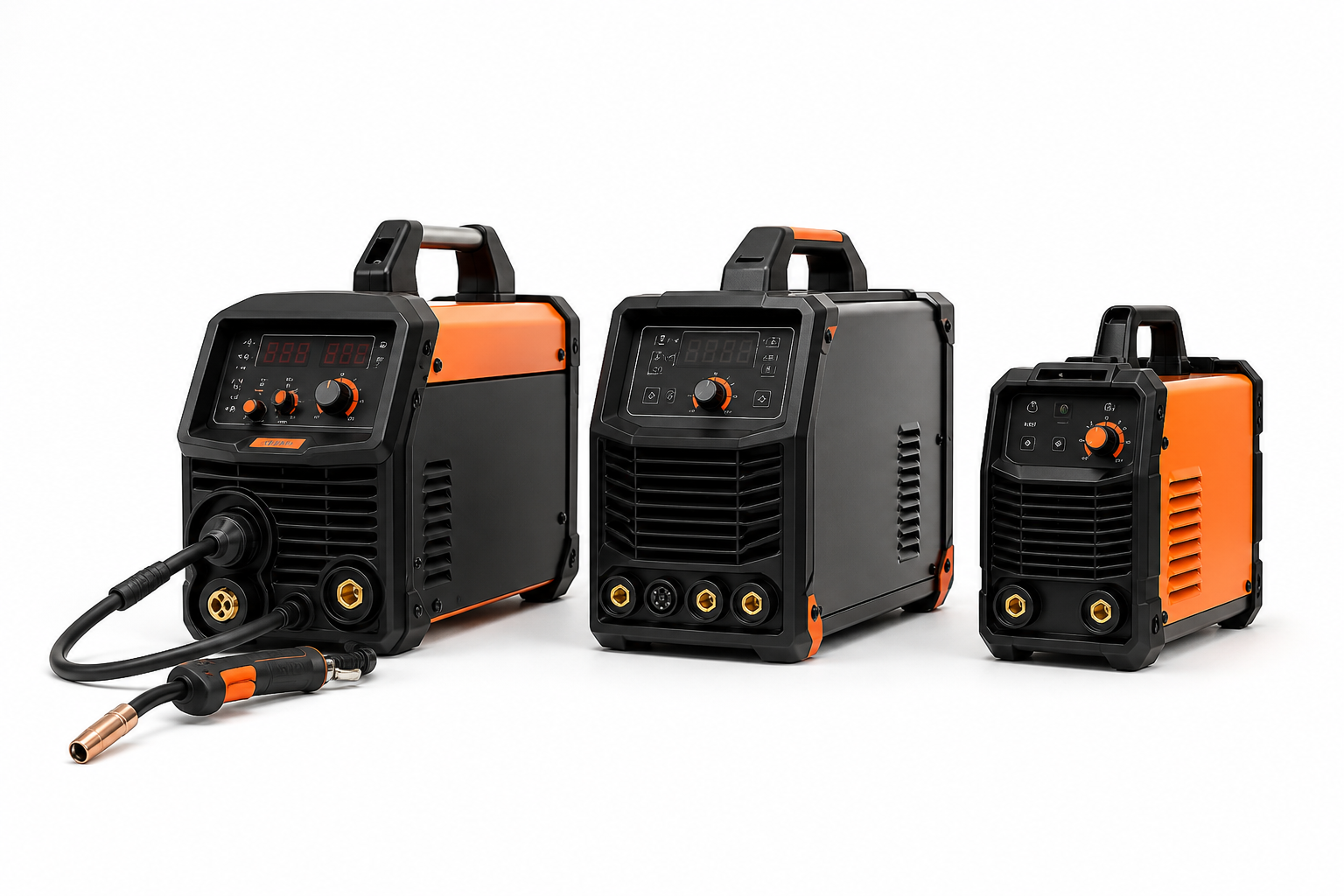 Selection of professional welding machines